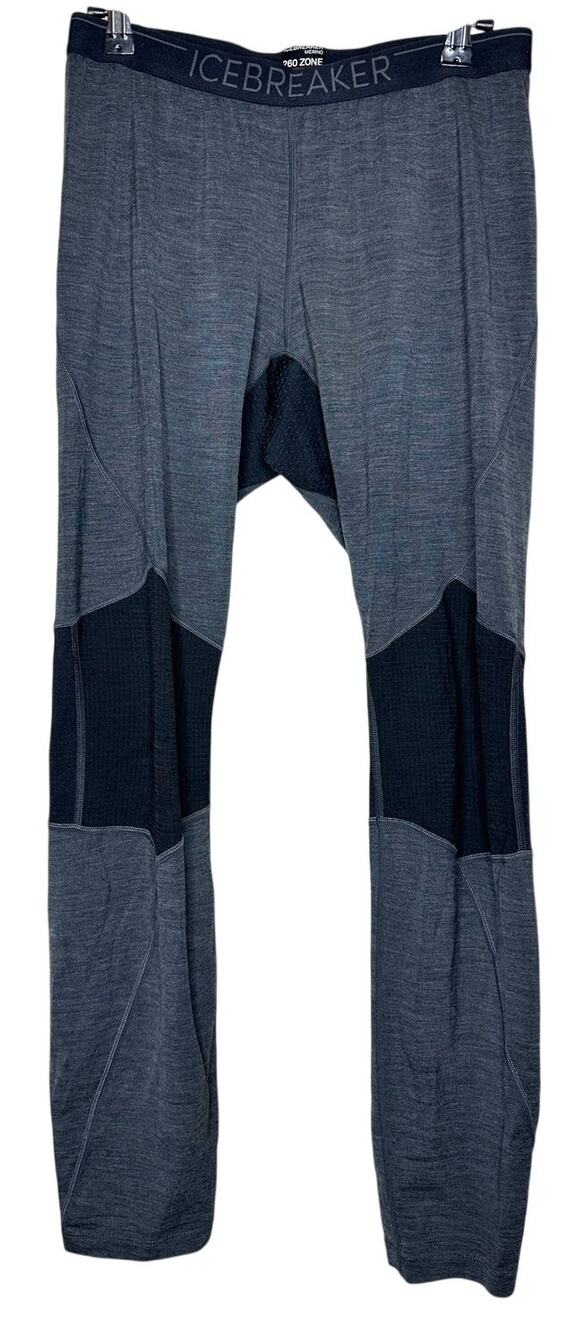 Icebreaker 260 Zone Merino Wool Base Layer Leggings Pants Thermal Mens Sz Large